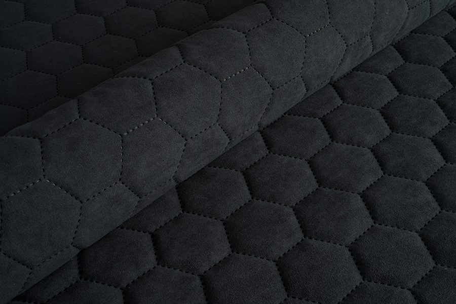 Велюр стеганый Uttario Velvet 3D 2980/U5/O100 Черный