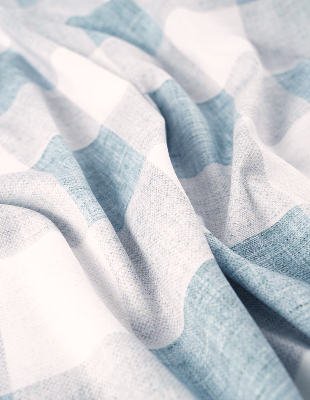 Принтованная рогожка CANVA KRATKA VICHY 03 в магазинеToptextil Україна