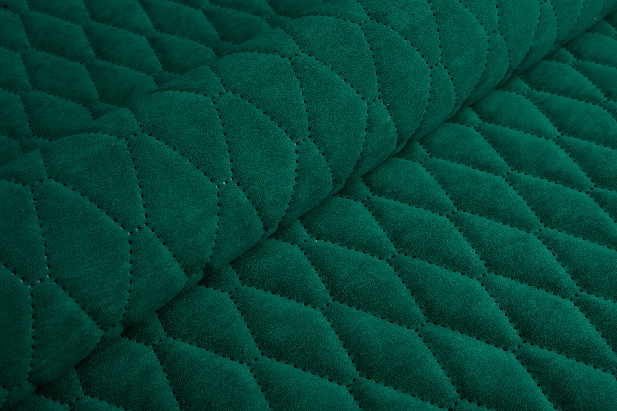 Велюр стеганый Uttario Velvet 3D 2951/U6/O100 Изумрудный