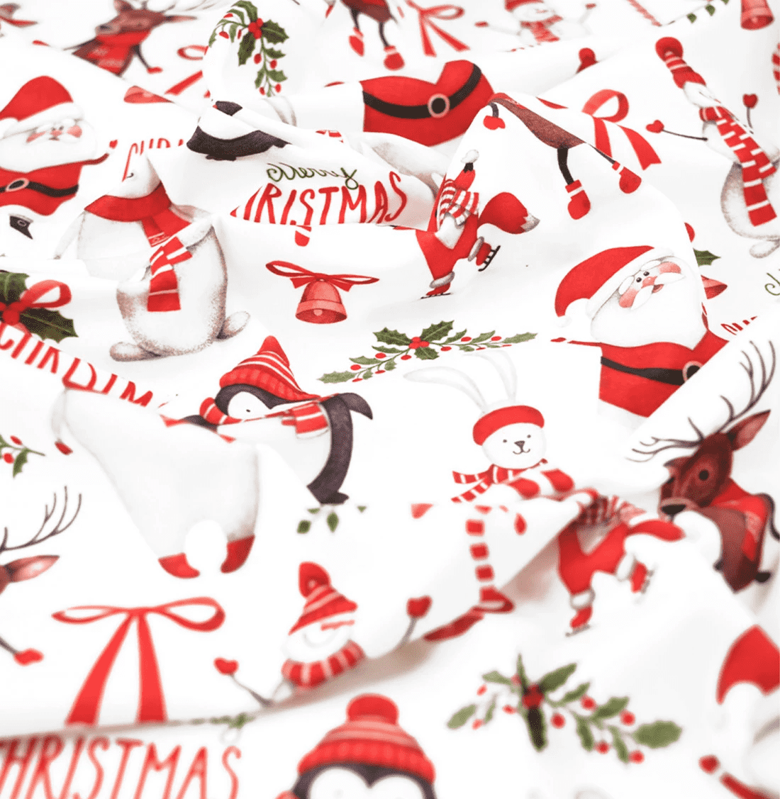 Принтованный велюр SOFT MERRY CHRISTMAS 03 в Toptextil Україна