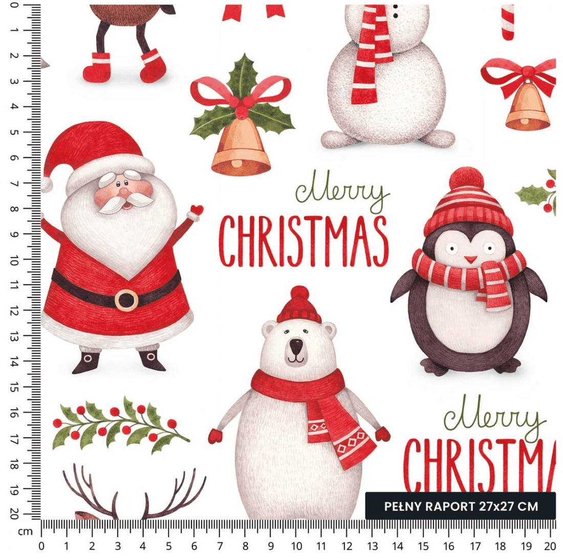 Принтованный велюр SOFT MERRY CHRISTMAS 03 От производителя
