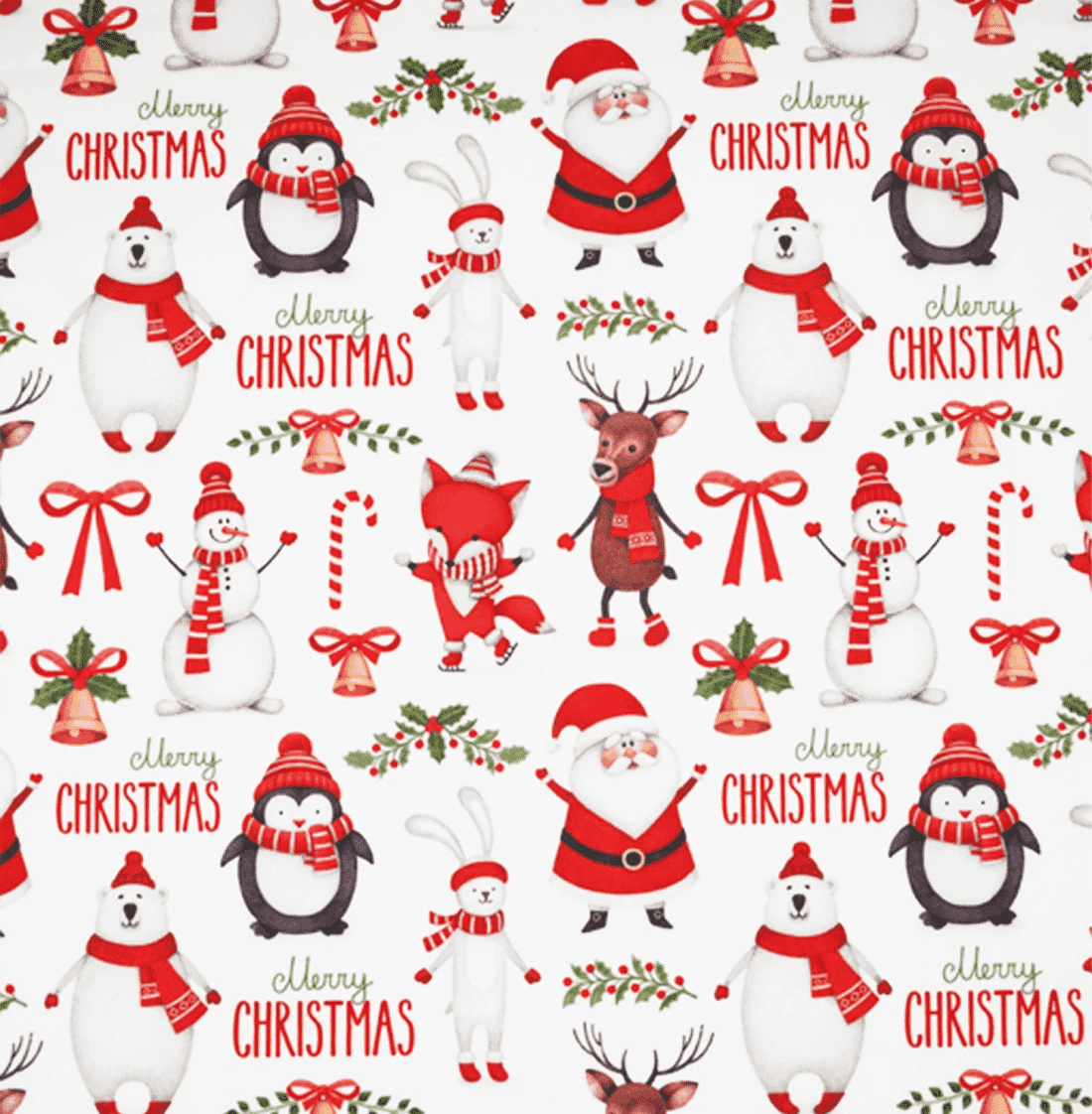 Принтованный велюр SOFT MERRY CHRISTMAS 03 С доставкой