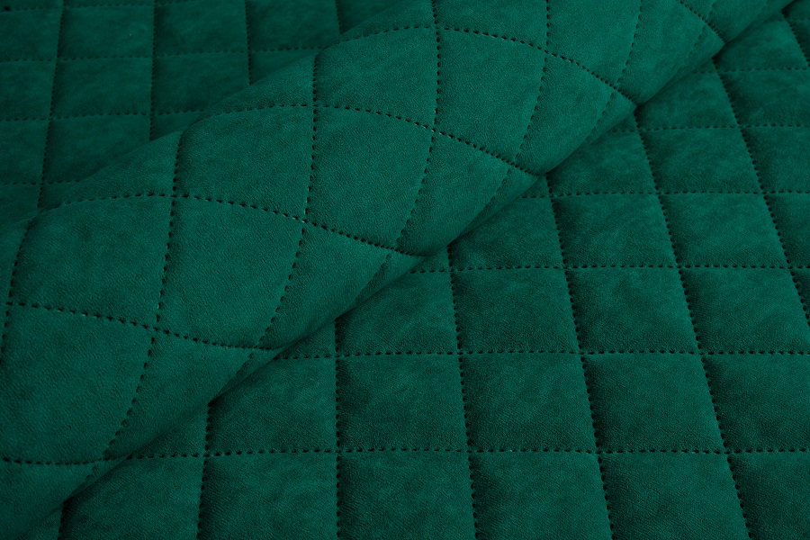 Велюр стеганый Uttario Velvet 3D 2951/U1/O100 Изумрудный
