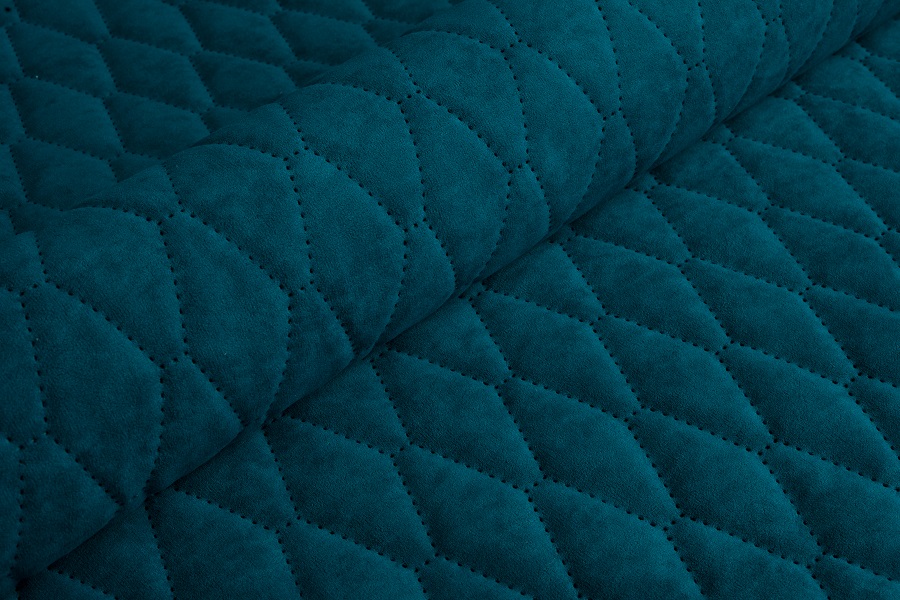 Велюр стеганый Uttario Velvet 3D 2953/U6/O100 Синий