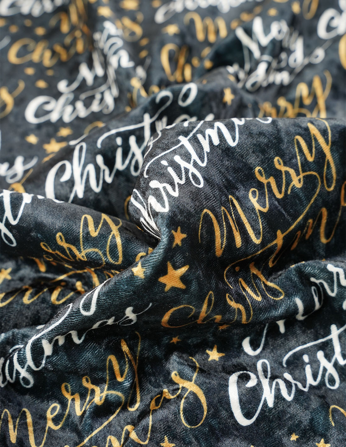 Принтований велюр CRUSH MERRY CHRISTMAS 01 в магазині Toptextil Україна