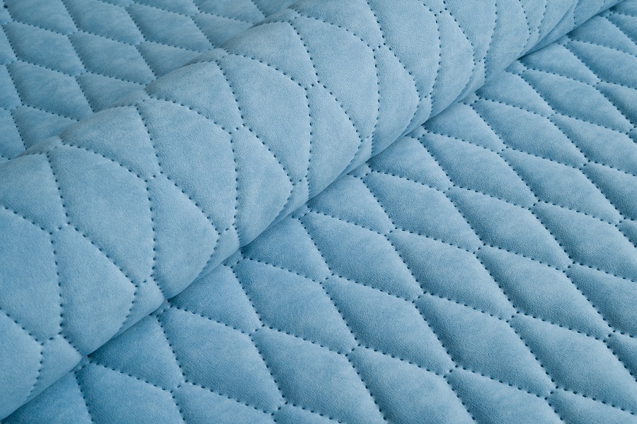 Велюр стьобаний Uttario Velvet 3D 2960/U6/O100 Блакитний