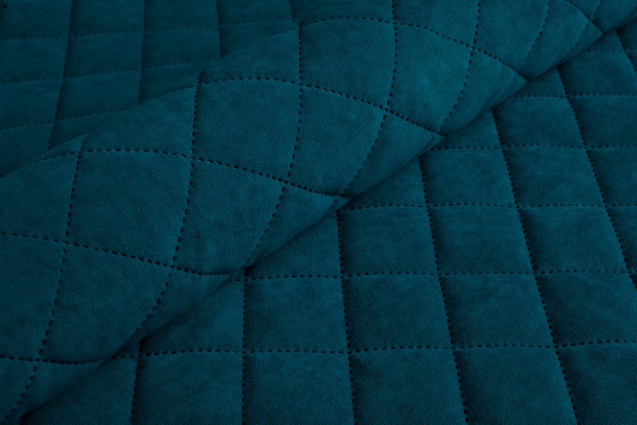 Велюр стеганый Uttario Velvet 3D 2953/U1/O100 Синий