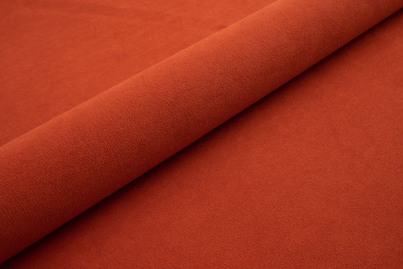 Ткань мебельная Велюр DREAM VELVET 20243 Кораллово-Красный