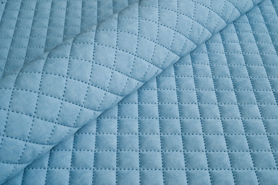 Велюр стьобаний Uttario Velvet 3D 2960/U3/O100 Блакитний
