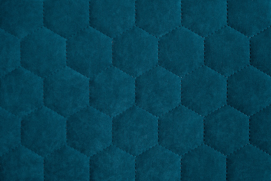Велюр стеганый Uttario Velvet 3D 2953/U5/O100 Синий Купить