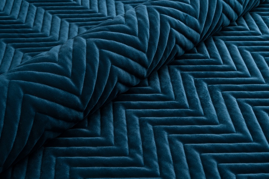 Тканина меблева Велюр стьобаний Magic Velvet 3D 2211/P163/O100 Сапфіровий