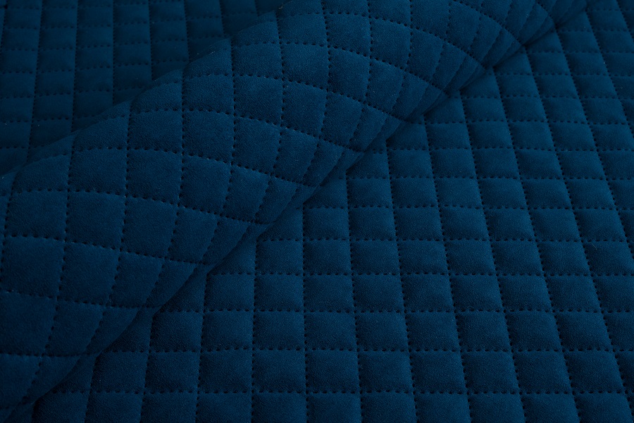 Велюр стьобаний Uttario Velvet 3D 2967/U3/O100 Темно-Блакитний