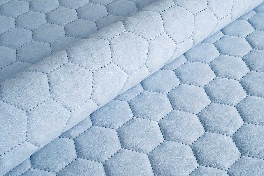 Велюр стьобаний Uttario Velvet 3D 2960/U5/O100 Блакитний