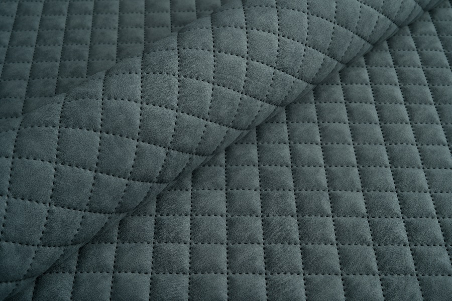 Велюр стьобаний Uttario Velvet 3D 2970/U3/O100 Темно-Сірий