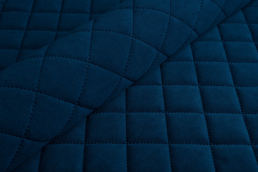 Велюр стьобаний Uttario Velvet 3D 2967/U1/O100 Темно-Блакитний