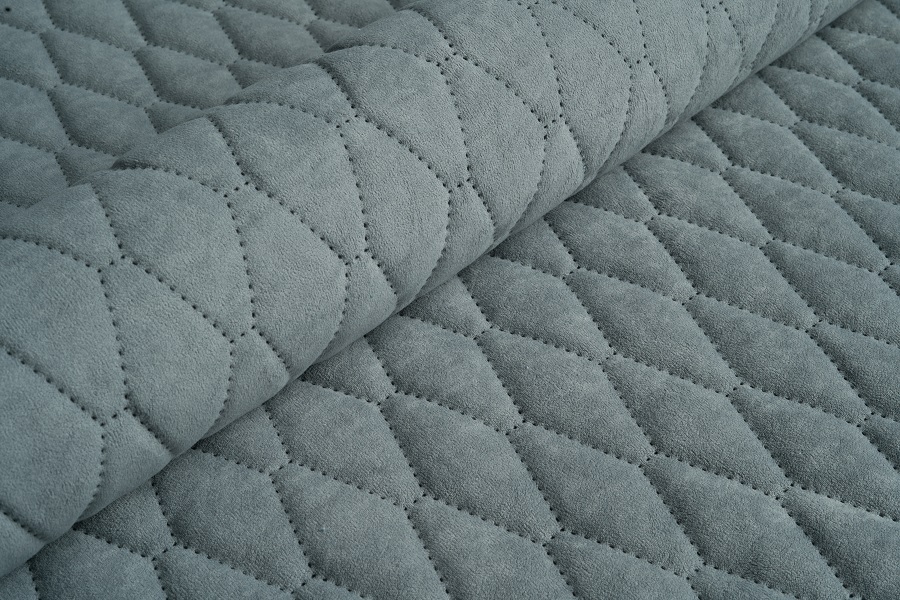 Велюр стеганый Uttario Velvet 3D 2972/U6/O100 Цементный