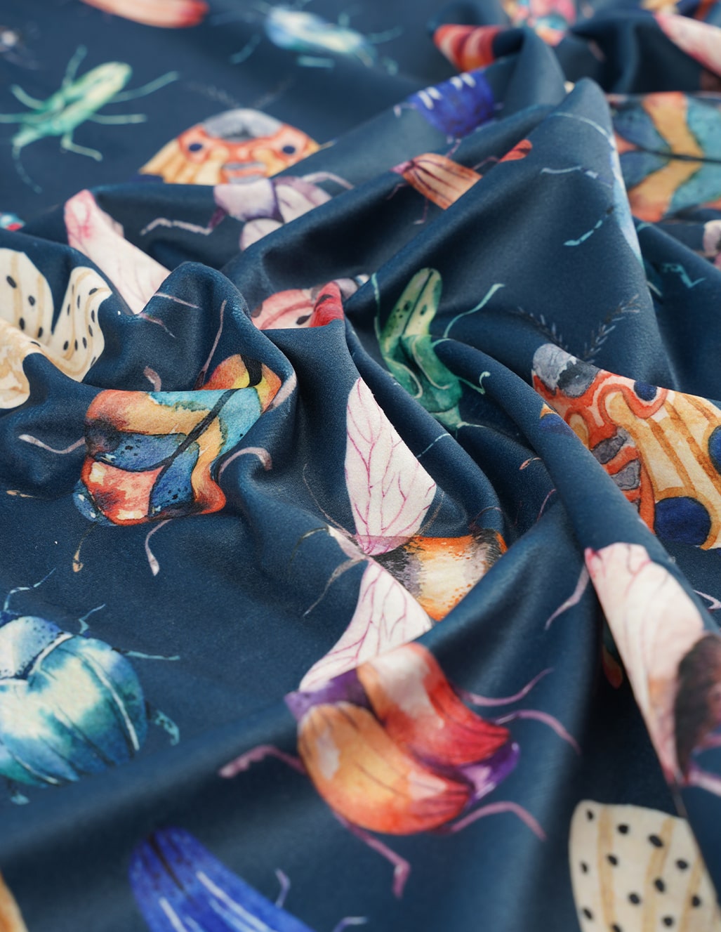 Принтованный велюр WONDER ROBACZKI 01 в Toptextil Україна