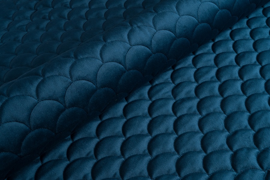 Ткань мебельная Велюр стеганый Magic Velvet 3D 2211/P153/O100 Сапфировый
