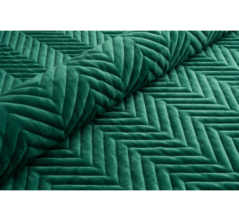 Ткань мебельная Велюр стеганый Magic Velvet 3D 2225/P163/O100 Изумрудный