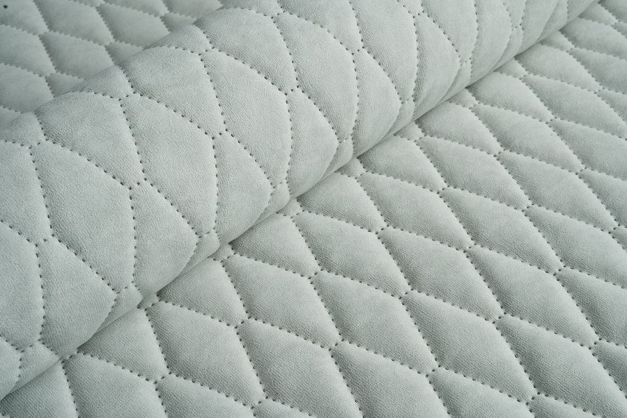 Велюр стеганый Uttario Velvet 3D 2973/U6/O100 Светло-Серый